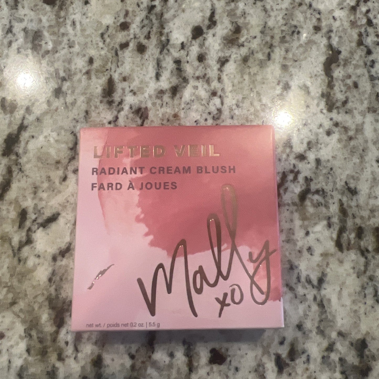 Mally XO LIFTED VEIL Radiant Cream Blush 0.2 oz Brand New