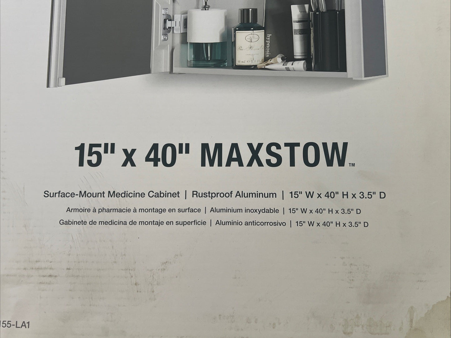 Kohler 15” x 40” Surface Mount Medicine Cabinet Maxstow K-81155-LA1 Rustproof
