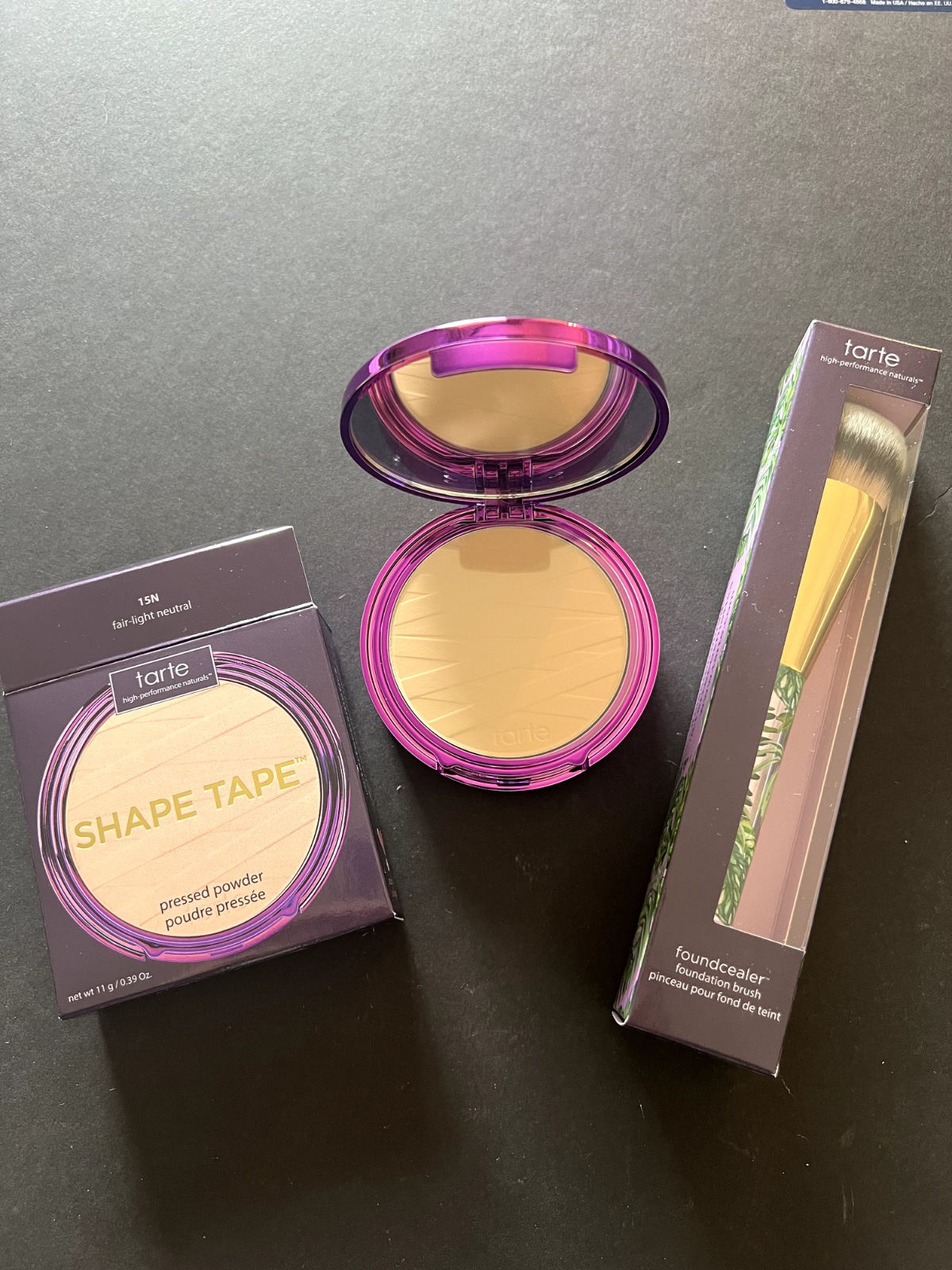 Tarte Shape Tape Pressed Powder CHOOSE YOUR COLOR 11g/0.39 oz NIB W/Brush