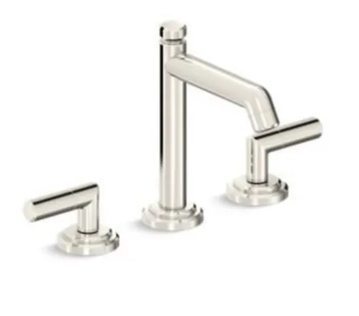 Kallista Pure Paletta 1.2 GPM Widespread Bathroom Faucet with Tall Spout and Pop-Up Drain Assembly