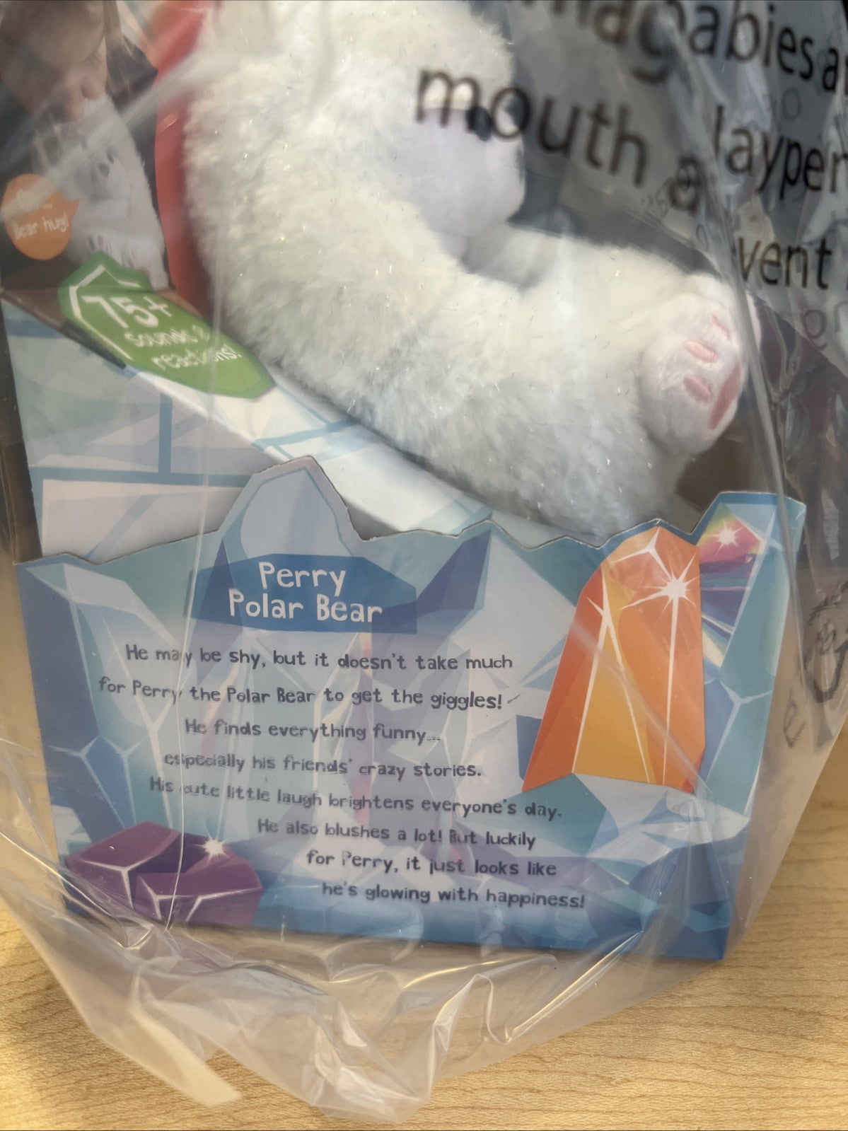 Curlimals Artic Glow Interactive, Animated, Talking, Giggling Toy Perry Polar