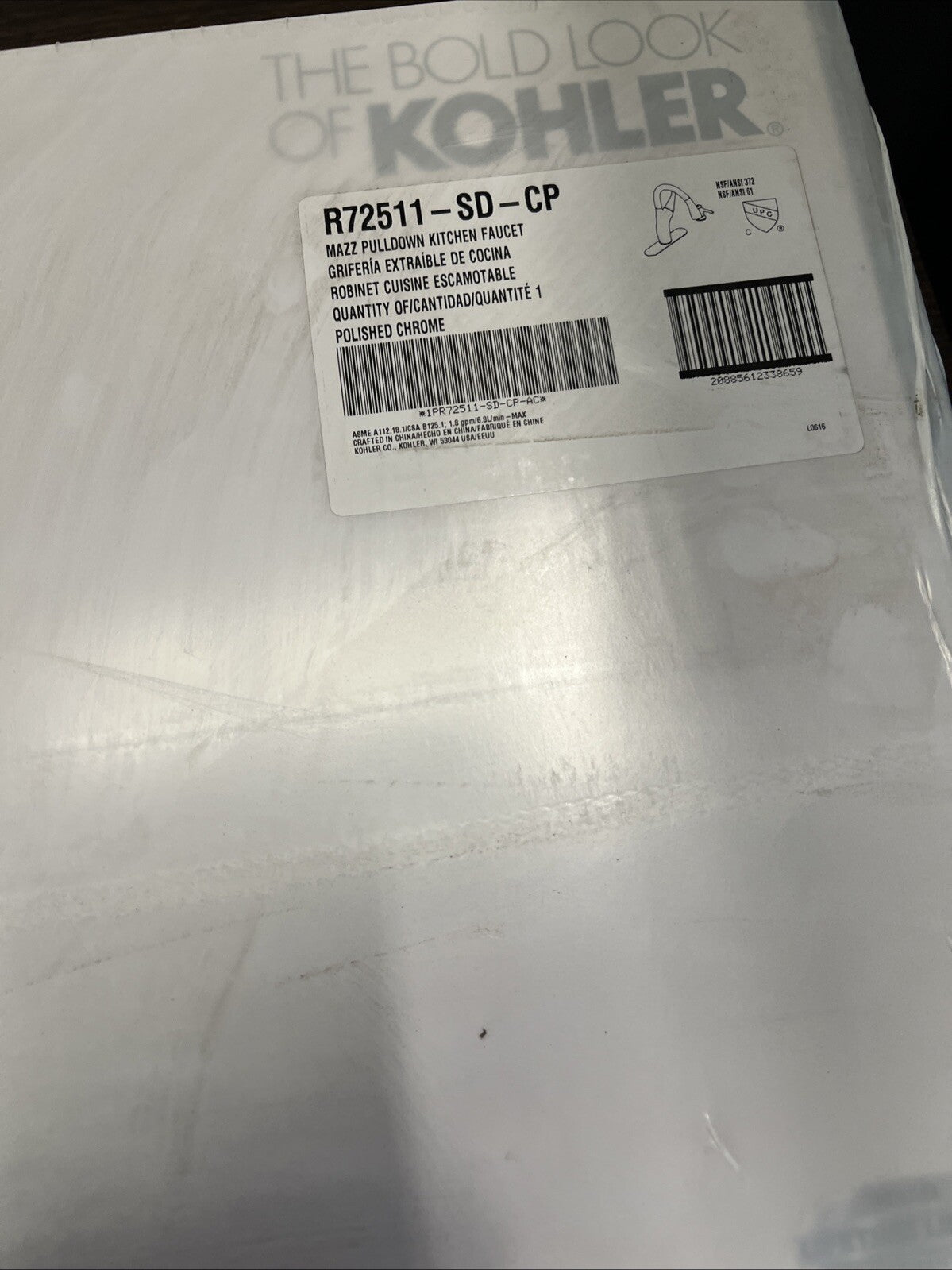 Kohler Mazz (R72511-SD-CP) Pull-Down Kitchen Faucet w/Soap Dispenser *NEW*