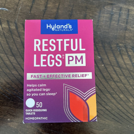 Restful Legs PM, 50 Quick-Dissolving Tablets Exp 07/2026
