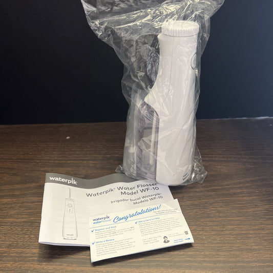 Waterpik Cordless Rechargeable Portable Water Flosser WF-10 White NIB SEALED