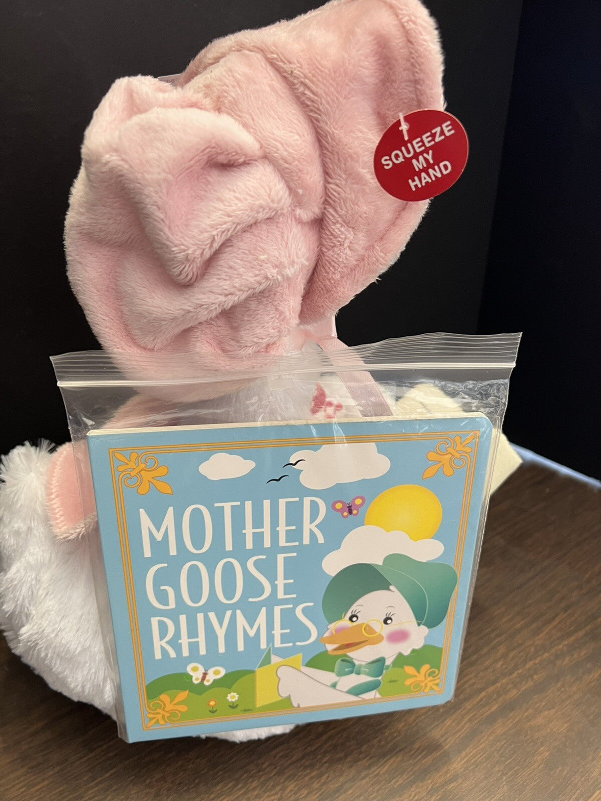 Cuddle Barn Mother Goose Animated Stuffed Animal Reads Nursery Rhymes, 14”+story
