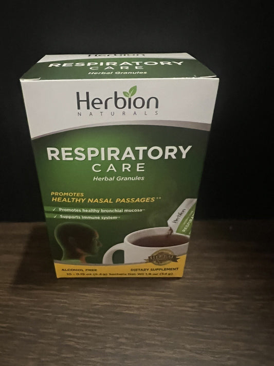 Herbion Respiratory Care Herbal Granules  10 pckts Exp 9/26