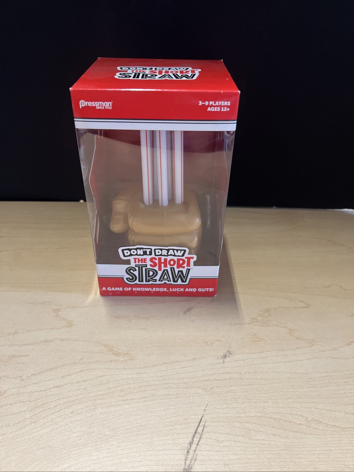 Pressman Toy "Don't Draw the Short Straw" Ages 12+ for 3-9 Players Unopened Box