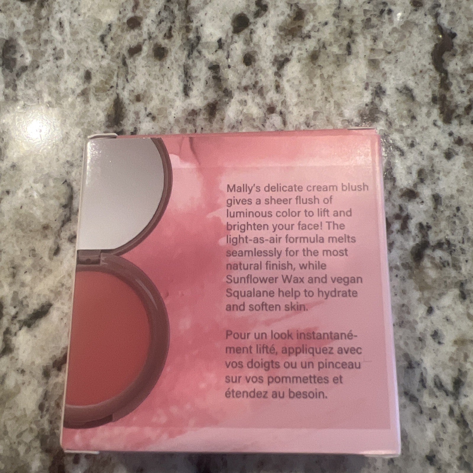 Mally XO LIFTED VEIL Radiant Cream Blush 0.2 oz Brand New