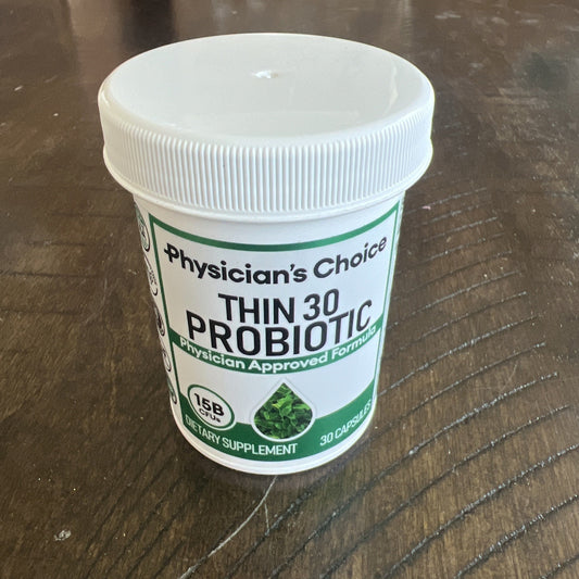 Physician’s Choice Thin 30 Probiotics 15 Billion CFU 30 Capsules Exp 8/26 Sealed