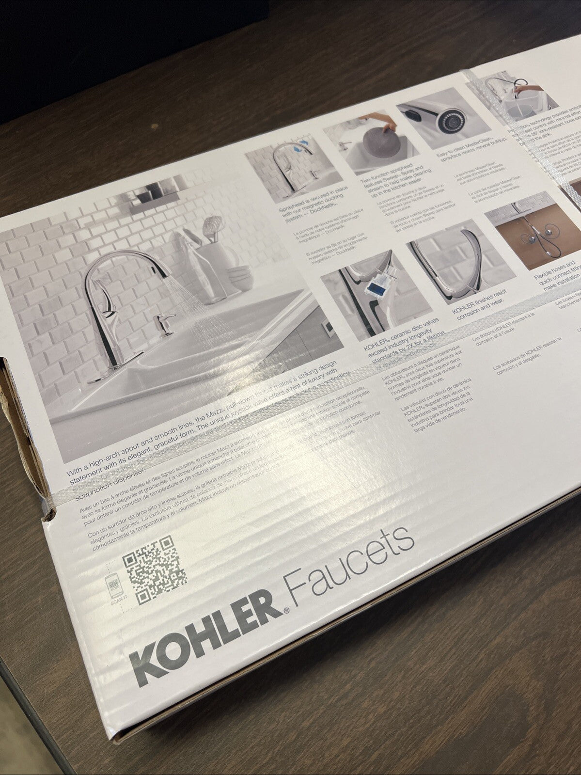Kohler Mazz (R72511-SD-CP) Pull-Down Kitchen Faucet w/Soap Dispenser *NEW*