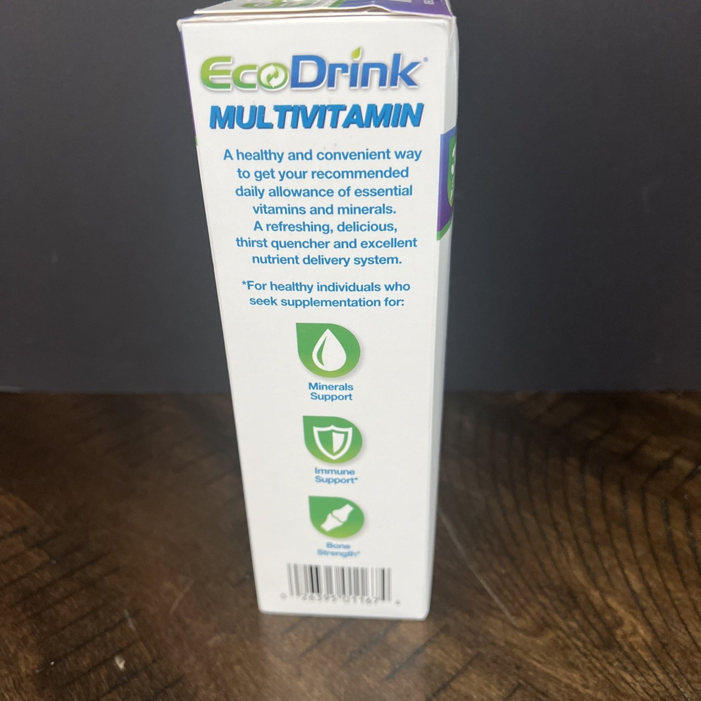 (30 PACKS) EcoDrink Grape Complete Multivitamin Electrolytes Powder Drink 6/25