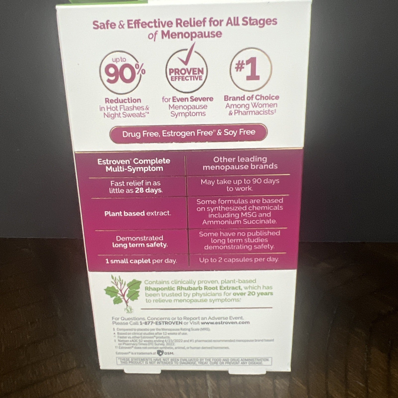 Estroven 3 Pack Complete Menopause Relief 28 Caps (total Of 84) Exp 04/26