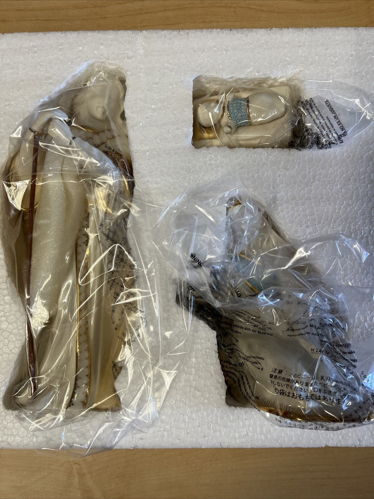 Lenox First Blessing Nativity Holy Family Figurines w/Box 3 pc. set (New)