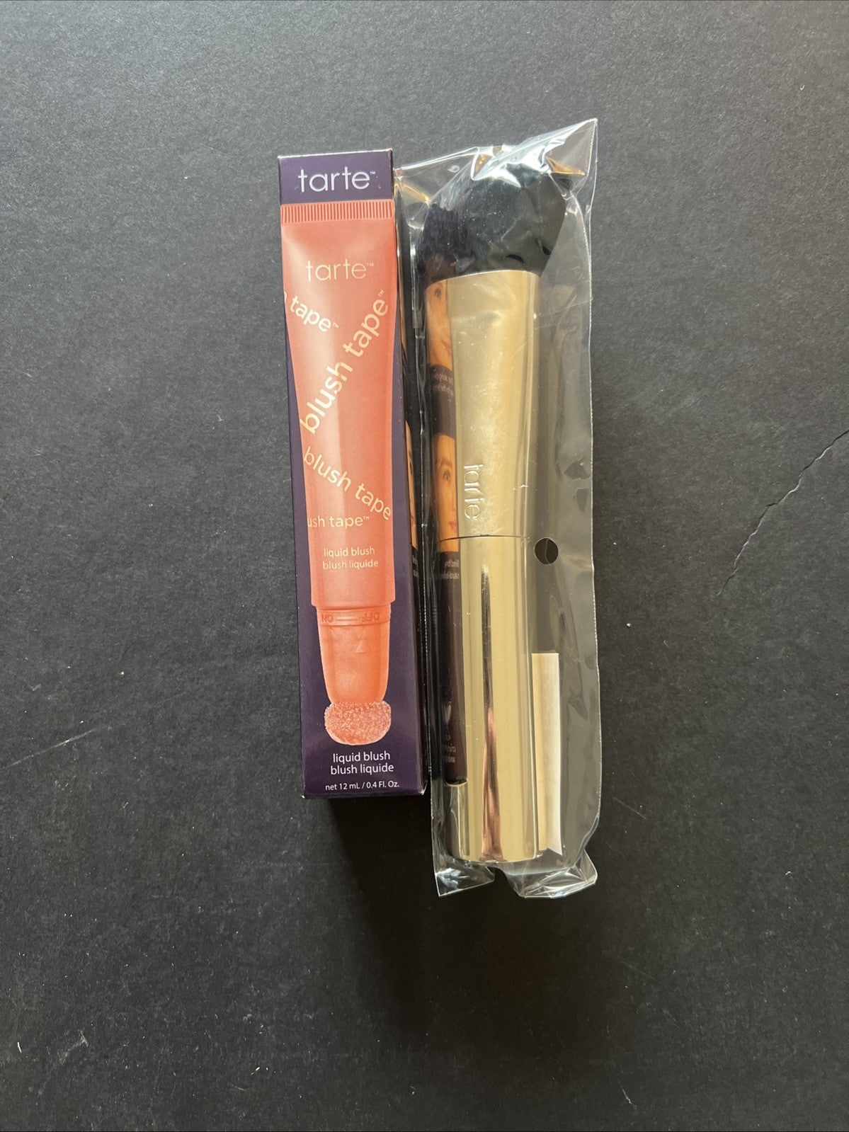 tarte Blush Tape Liquid Blush Coral Full Size Brand NIB 💯 Authentic! W/BRUSH
