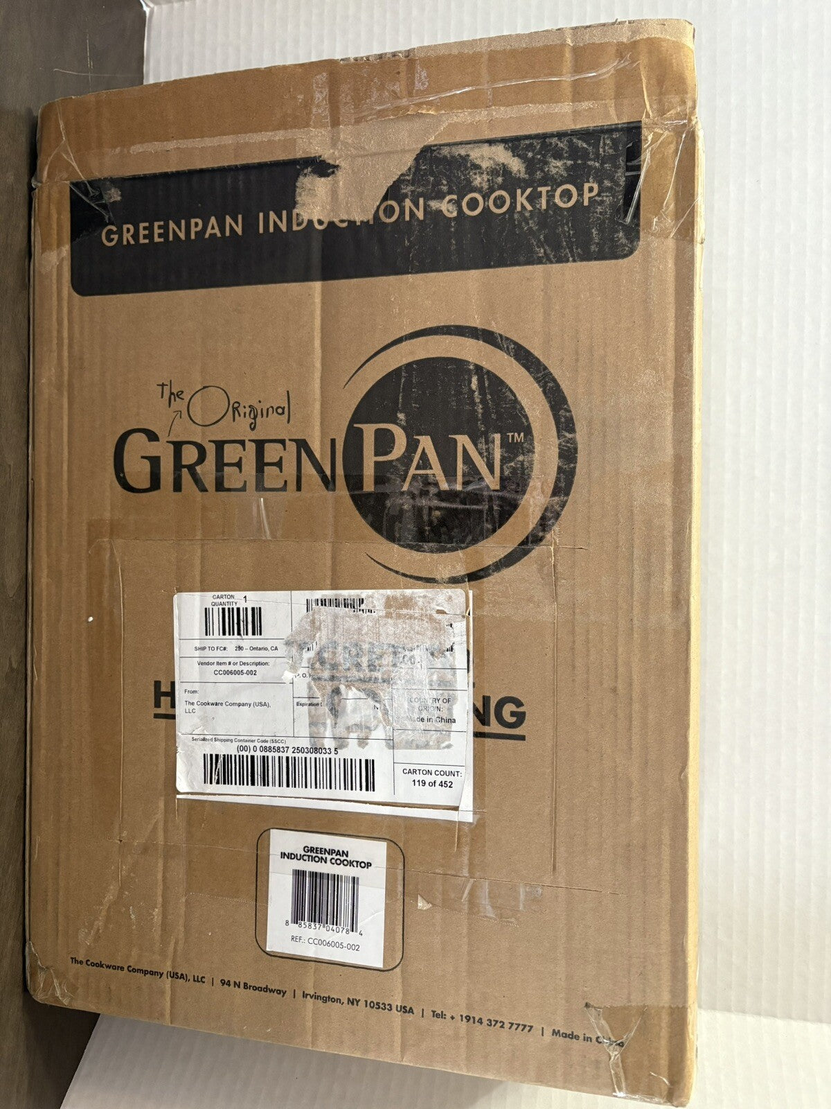 Green Pan Portable Electric Induction Cooktop