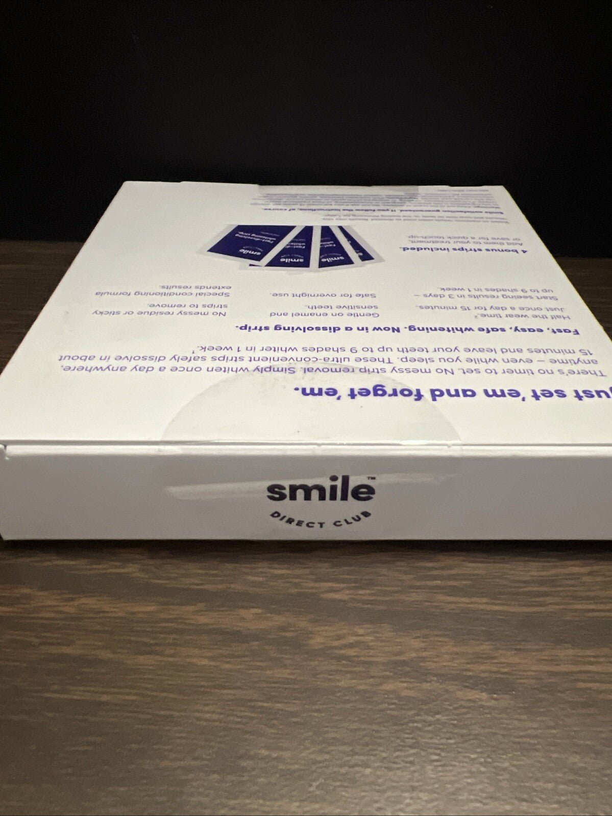 Smile Direct Club Whitening-Fast dissolving Whitening Strips 18 (9 Applications)