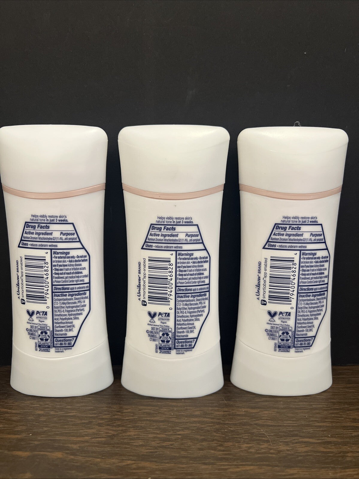 Dove Even Tone 48H Antiperspirant Deodorant Apple Blossom Mango 2.6oz (3 Pack)