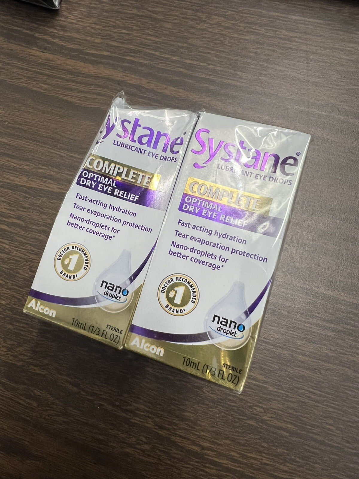 Lot Of 4 Systane Complete Lubricant Eye Drops, 10ml - 2 Pack (X4) Exp 1/26 NIOB
