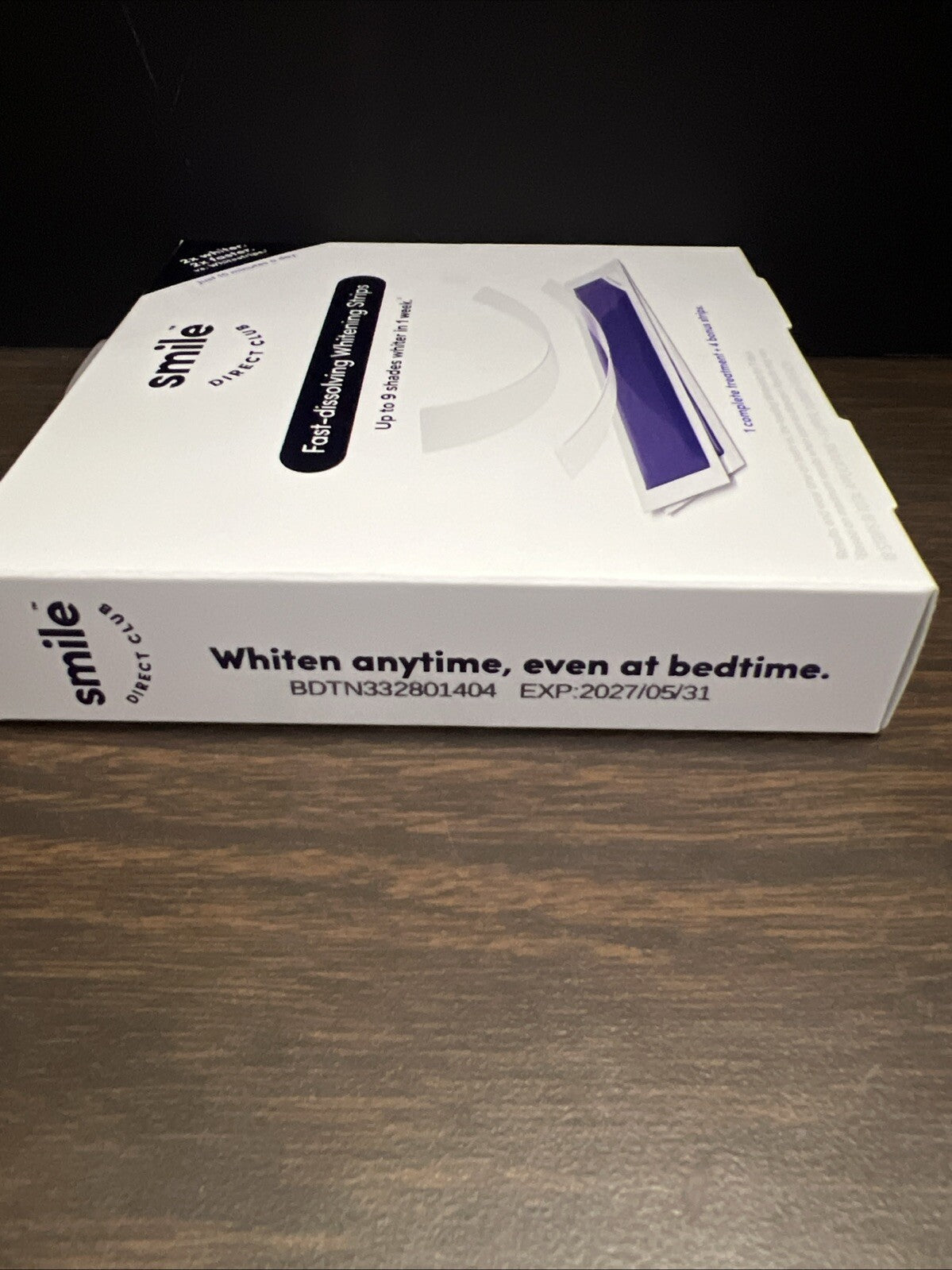 Smile Direct Club Whitening-Fast dissolving Whitening Strips 18 (9 Applications)