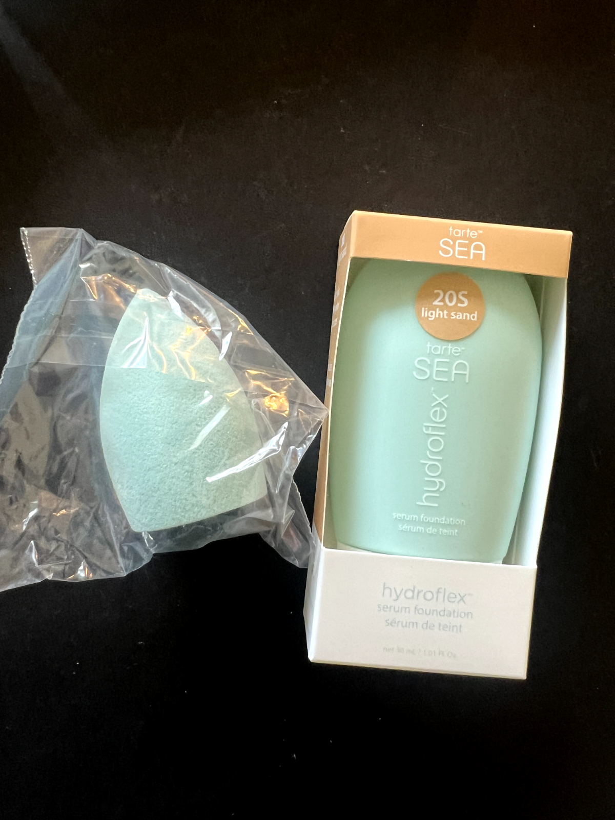 tarte Sea Hydroflex Serum Foundation CHOOSE YOUR COLOR-NIB with SPONGE 1.01fl oz