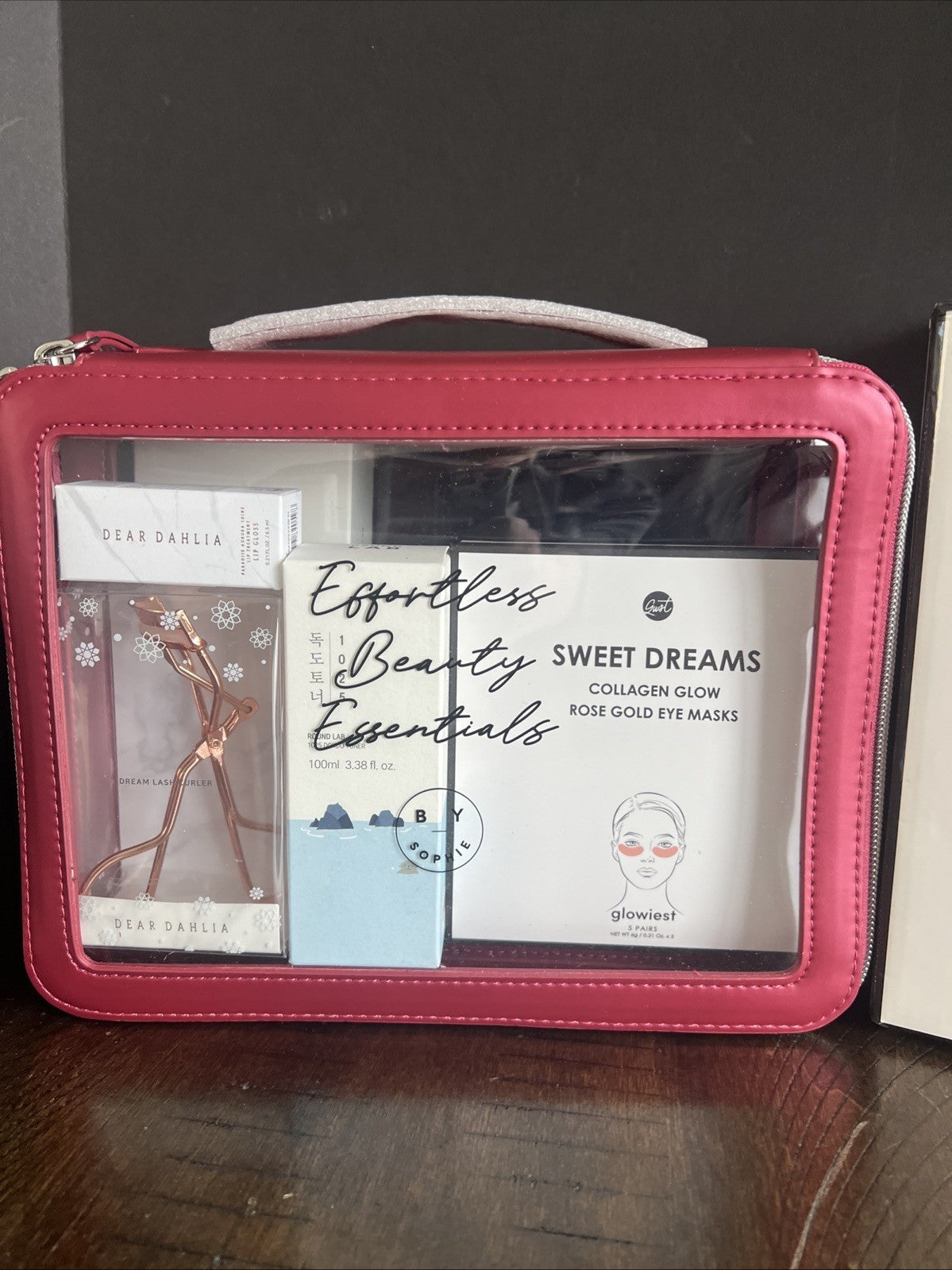 by Sophie K-Beauty Wonderland with Red Makeup Bag 