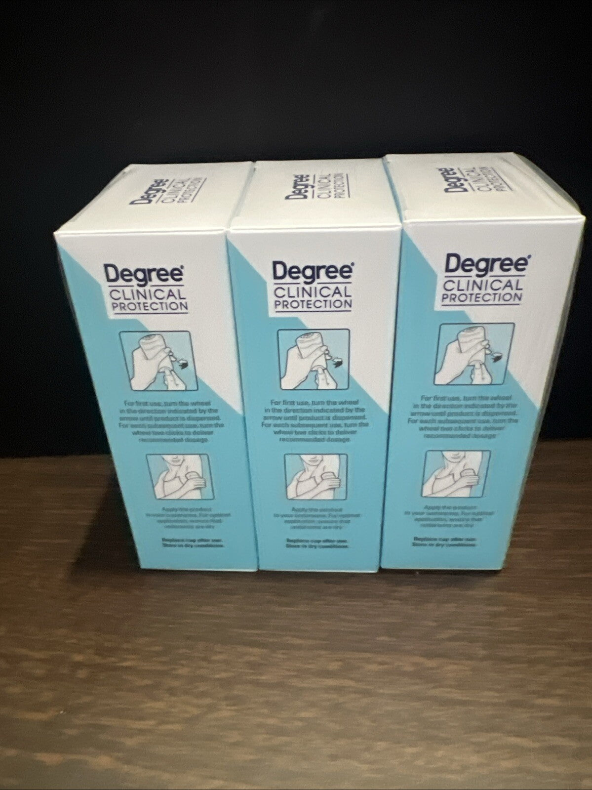 Degree Clinical Protection Antiperspirant Deodorant Shower Clean 1.7oz Pack of 3