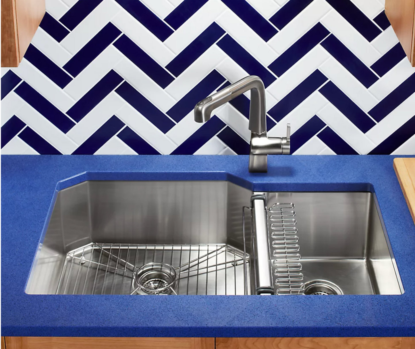Kohler K-5282-NA Strive 36" Double Basin Undermount 16-Gauge Kitchen Sink