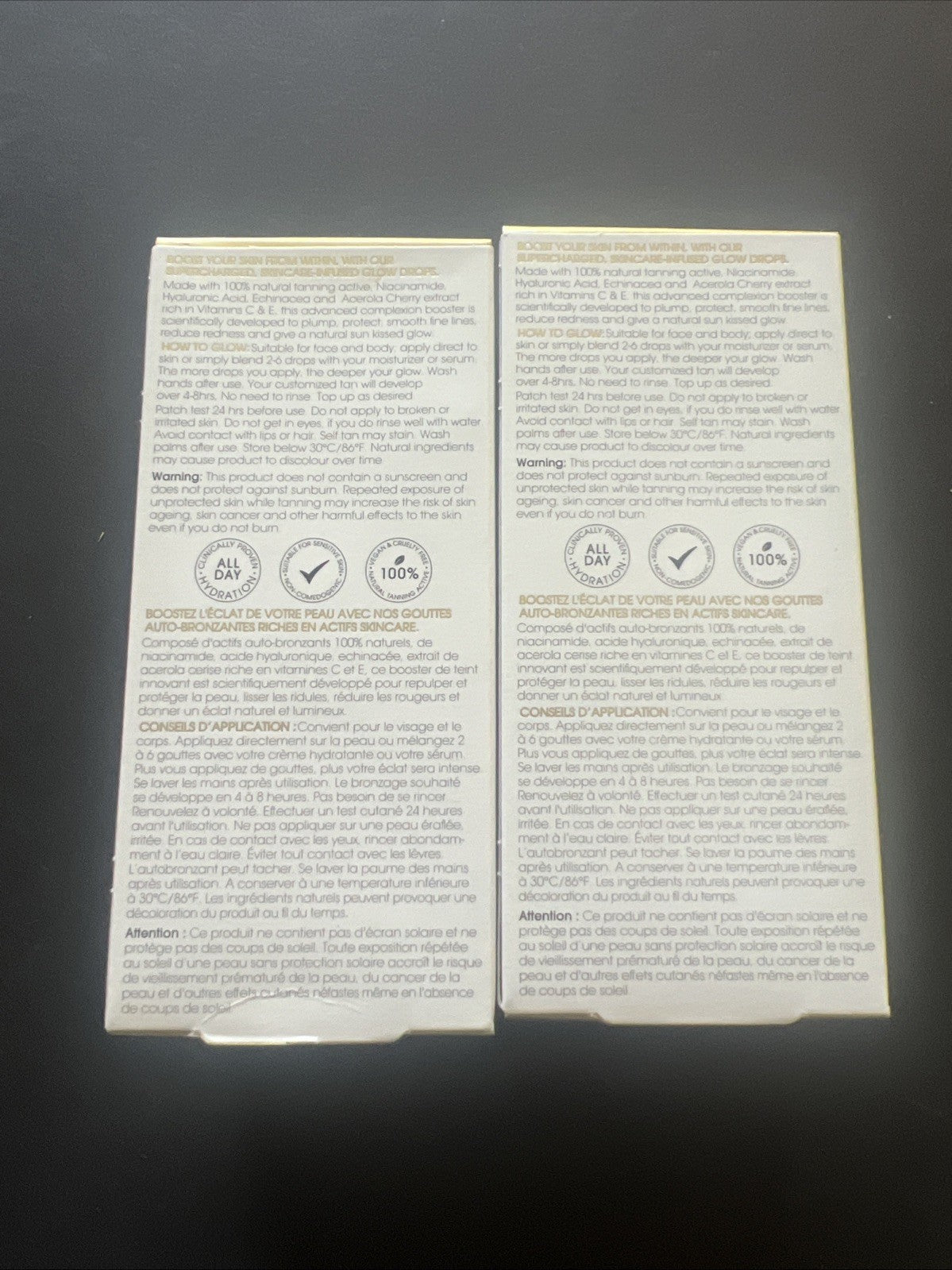 2pk St. Tropez Self Tan Luxe Tan Tonic Drops- 1.01 oz / 30 ml