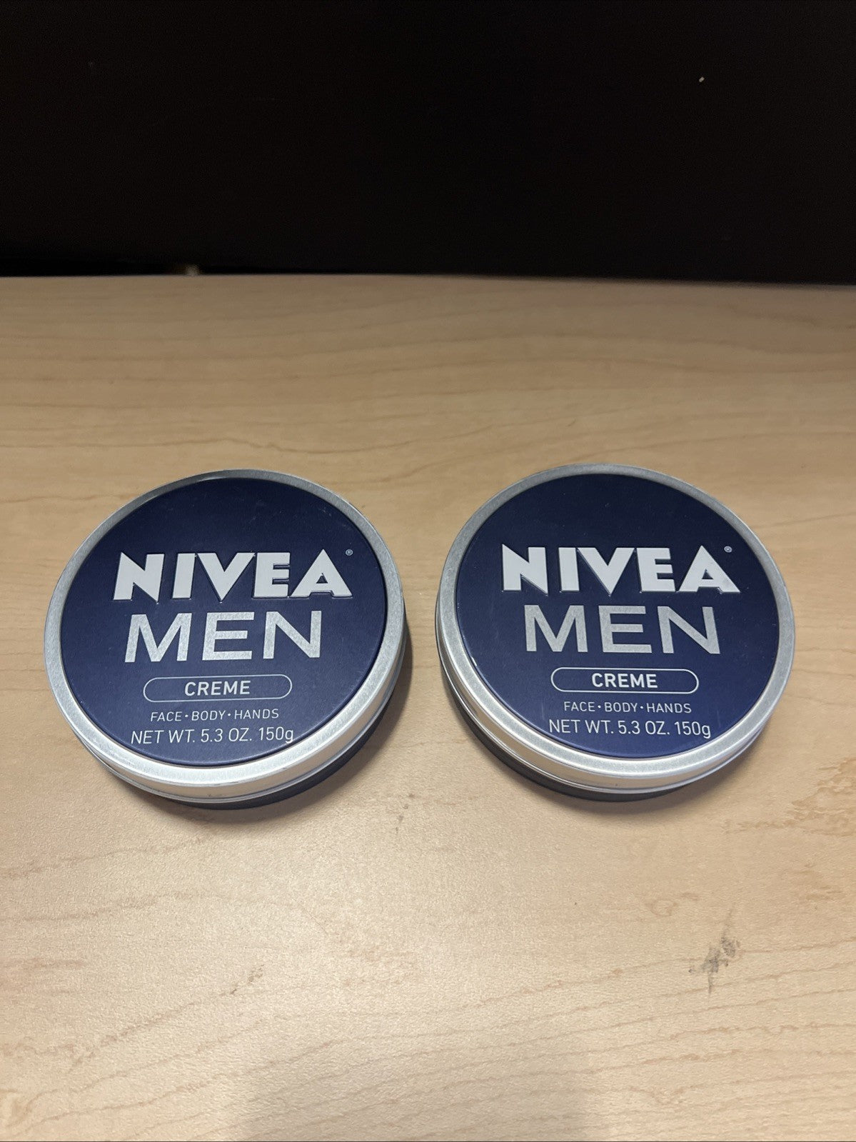 2X NIVEA Men Creme For Face/Body/Hands - 5.3 Oz