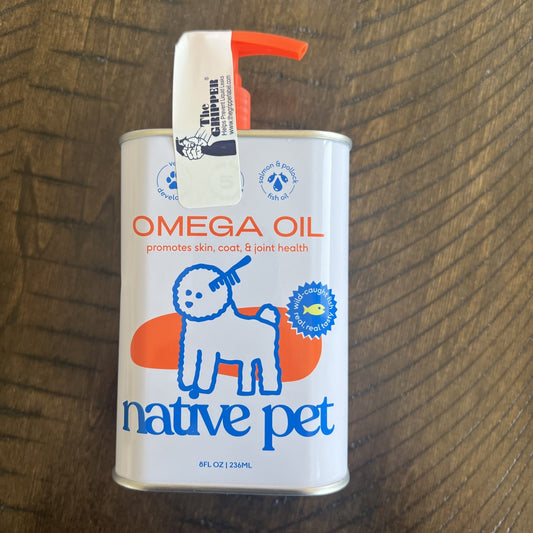Native Pet Omega Oil - Skin, Coat, & Joint Health 8 fl oz Pump Wild Caught Fish