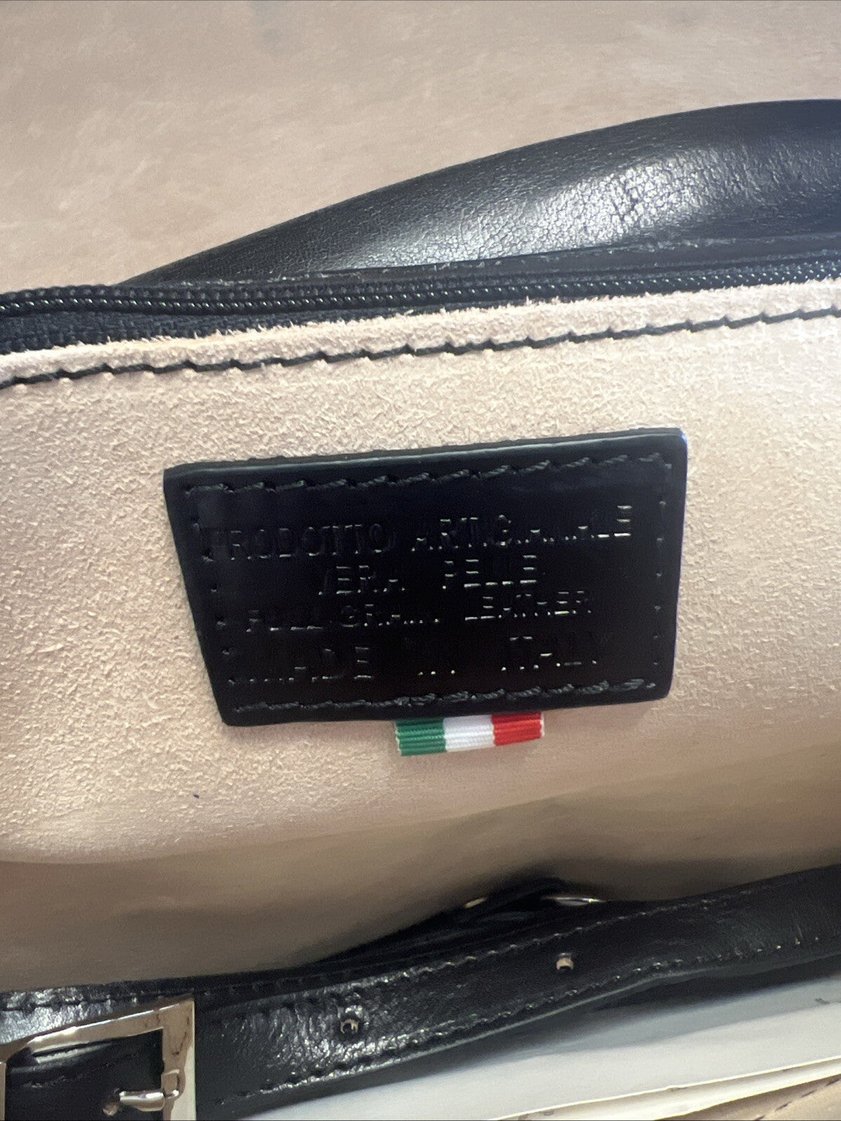 Made In Italy Time Resistance Leather Messenger Bag Laptop Briefcase