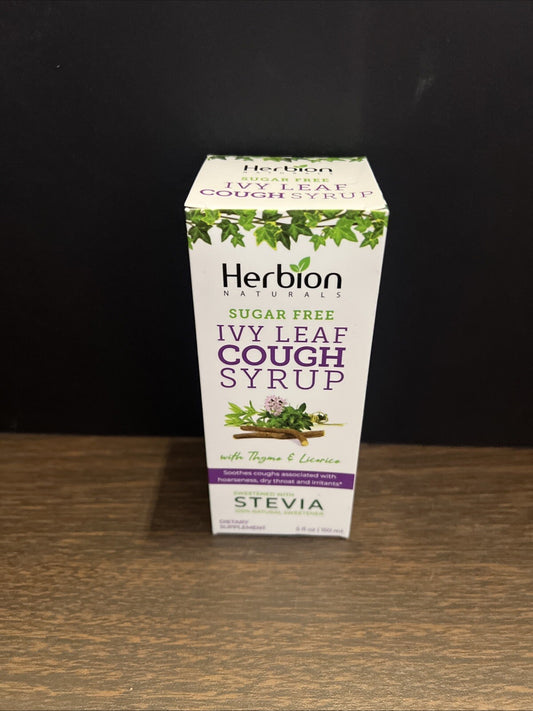 Herbion Ivy Leaf Cough Syrup w/ Thyme & Licorice 5 fl oz (150ml) Sugar Free