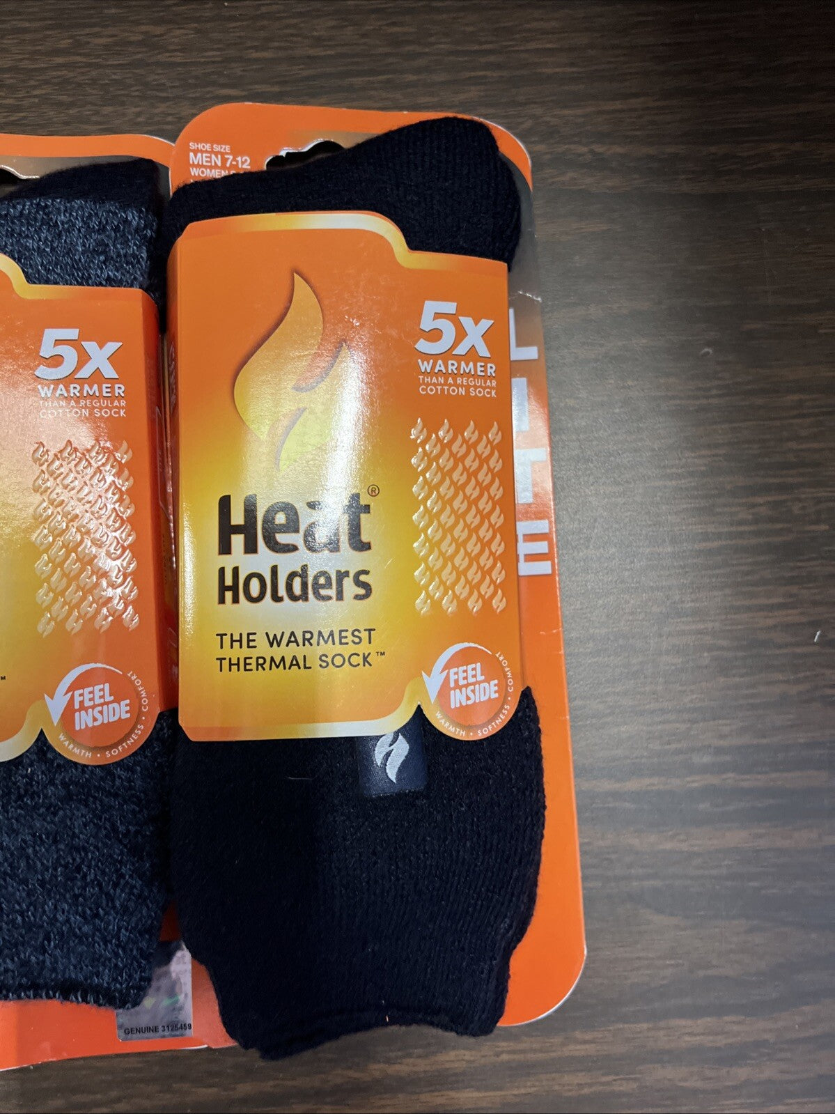 Heat Holders Thermal Socks, Men’s Size 7-12, Women’s Size 8-13, Navy 3pk NEW