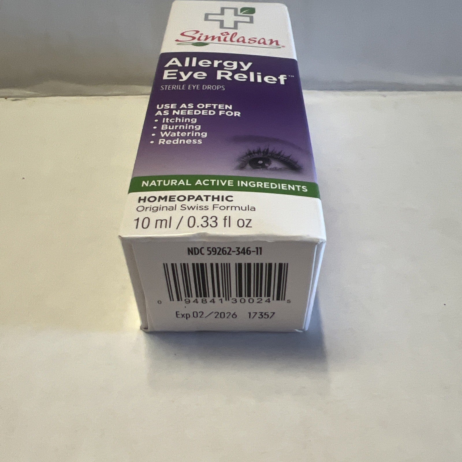 Similasan Allergy Eye Relief - 0.33 fl oz HOMEOPATHIC EXP 02/2026 NEW SEALED