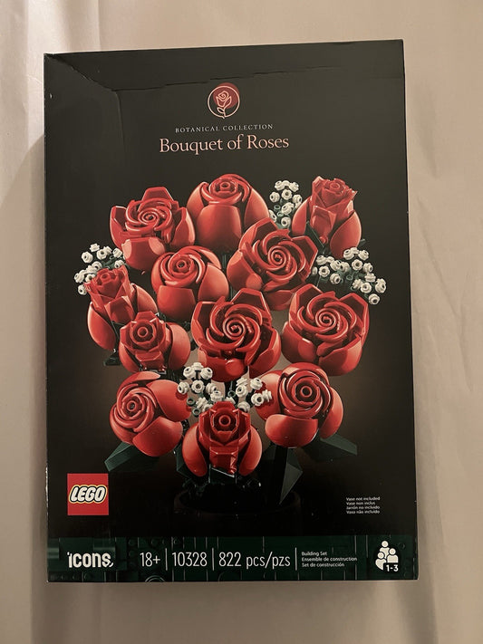 LEGO Icons Bouquet of Roses Build and Display Set 10328