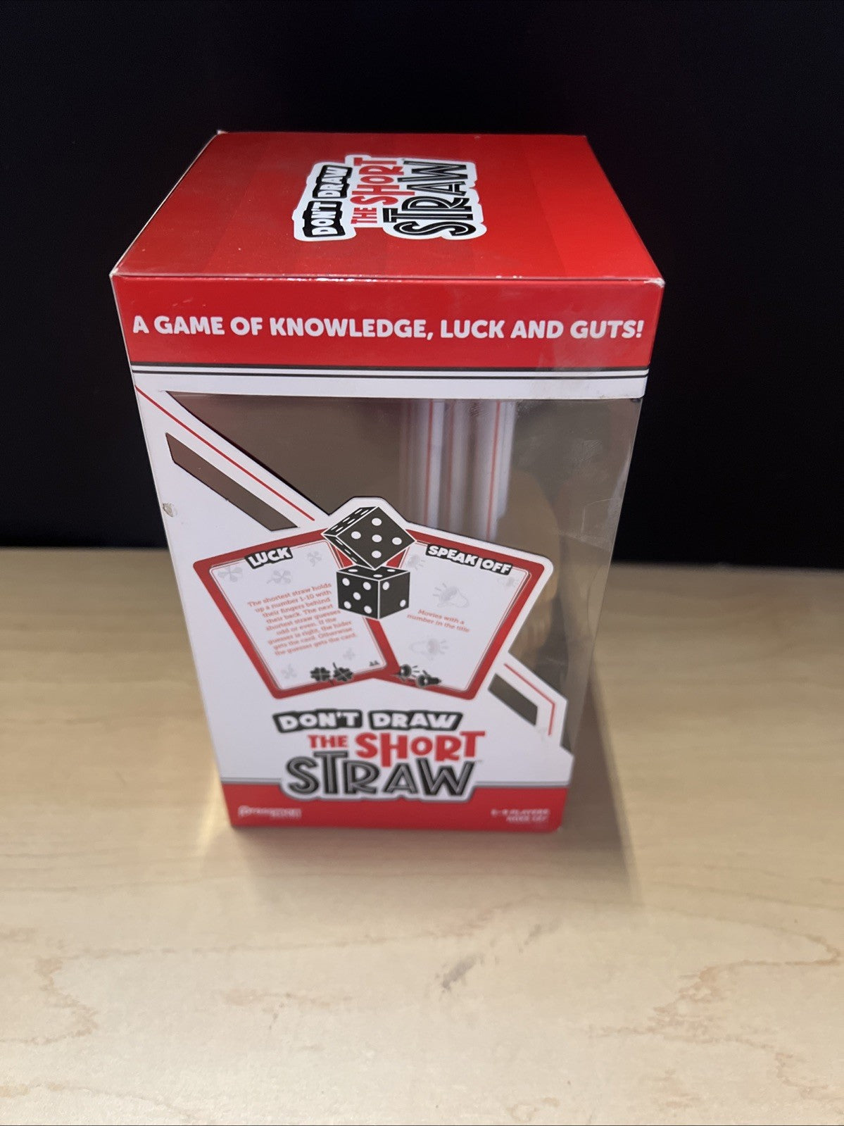 Pressman Toy "Don't Draw the Short Straw" Ages 12+ for 3-9 Players Unopened Box