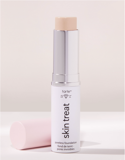 tarte Sugar Rush Skin Treat Poreless Foundation FAIR or DEEP 0.32oz NIB W/Brush