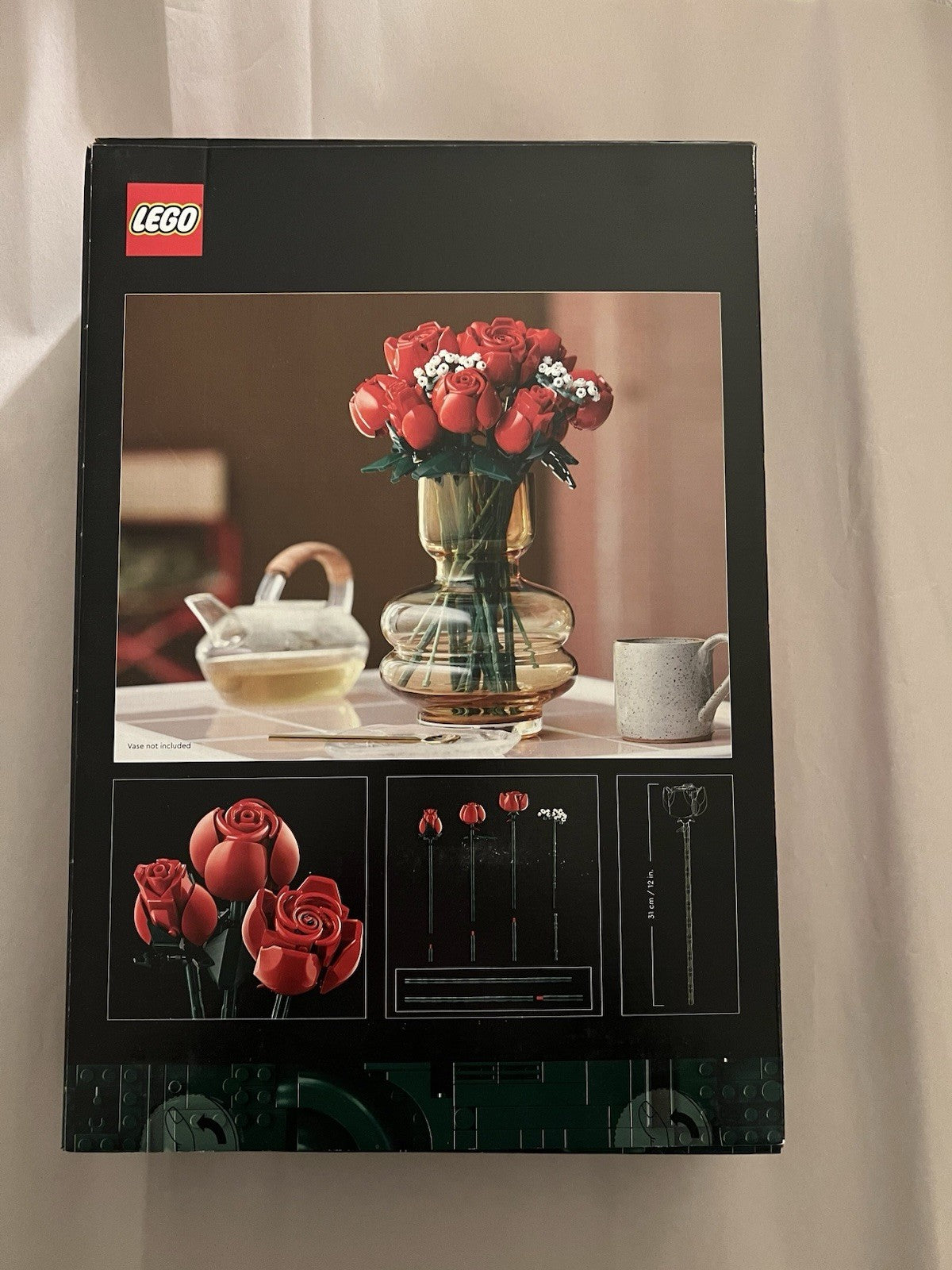 LEGO Icons Bouquet of Roses Build and Display Set 10328