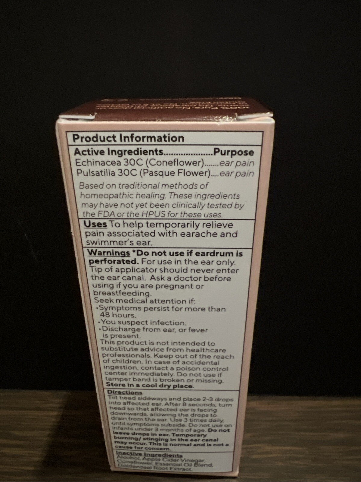Marie Originals - Ear Pain Relief Drops For Pain Relief & Infection Prevention