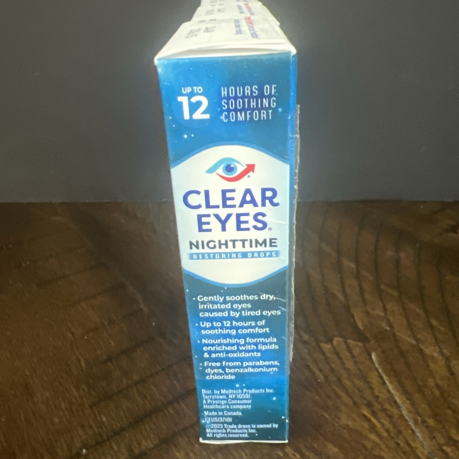 Lot Of 3 Clear Eyes Nighttime Restoring Drops.0.5oz(15ml) Exp 5/2026 NIB