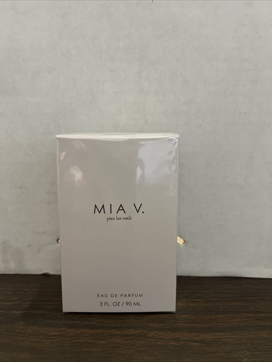Mia V Peace Love World Eau de Parfum Spray 90ml Sealed NIB