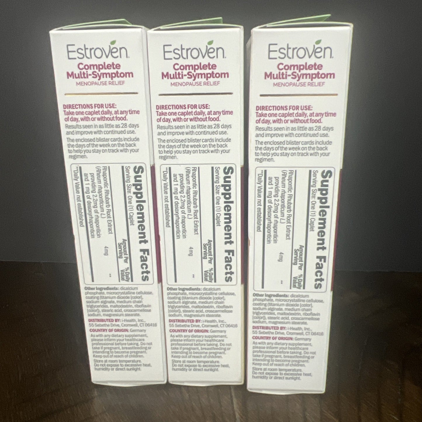 Estroven 3 Pack Complete Menopause Relief 28 Caps (total Of 84) Exp 04/26