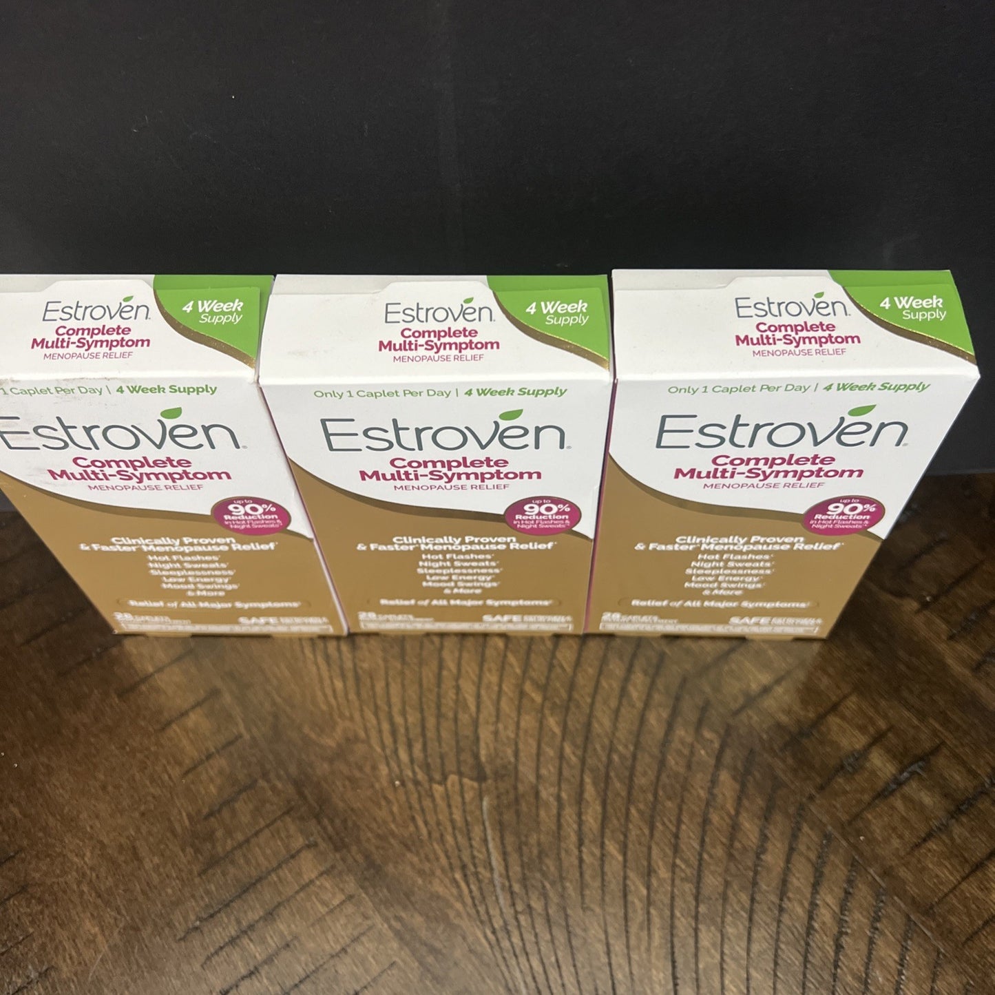 Estroven 3 Pack Complete Menopause Relief 28 Caps (total Of 84) Exp 04/26
