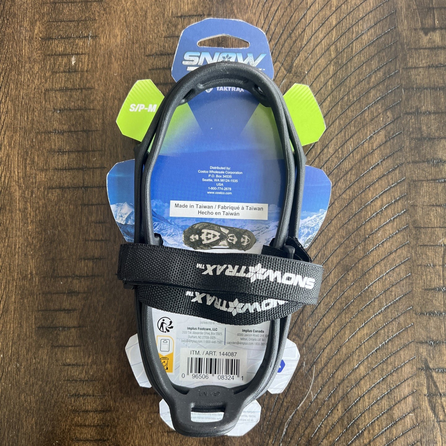YakTrax Snow Trax S-M Mens 3.5-7.5 Womens 5-9, Improved Traction Ice & Snow NEW