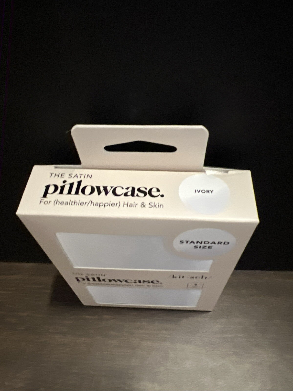 Kitsch Beauty Satin Pillowcase IVORY STANDARD - Brand New!!