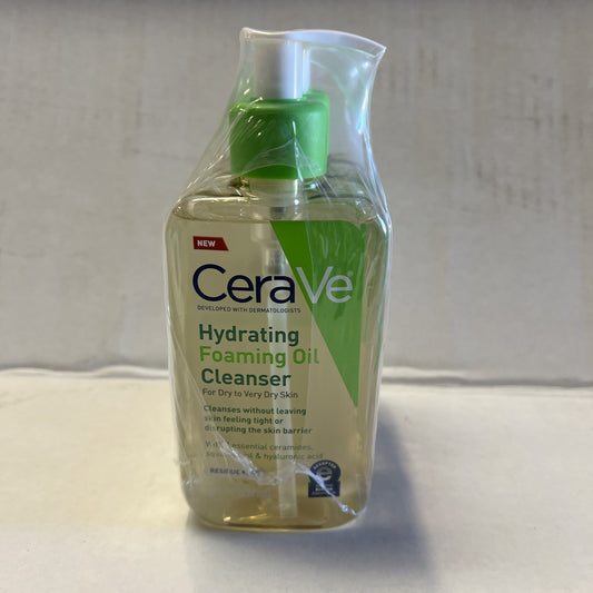 3pk CeraVe Hydrating Foaming Oil For Dry to Very Dry Skin 8oz
