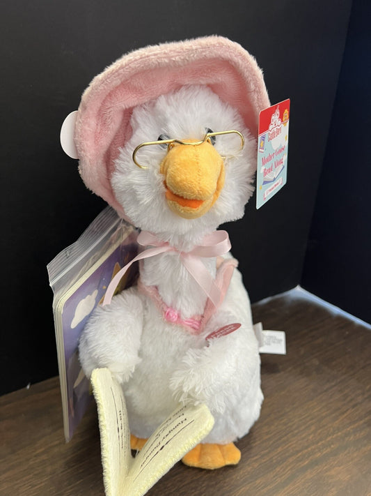 Cuddle Barn Mother Goose Animated Stuffed Animal Reads Nursery Rhymes, 14”+story