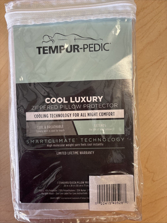 TEMPER-PEDIC Zippered Pillow Protector - 1 Qn