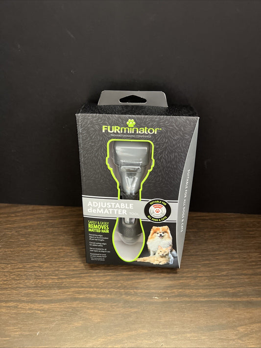 Furminator Adjustable Dematter Brush For Cats & Dogs Long Or Short Hair #9220