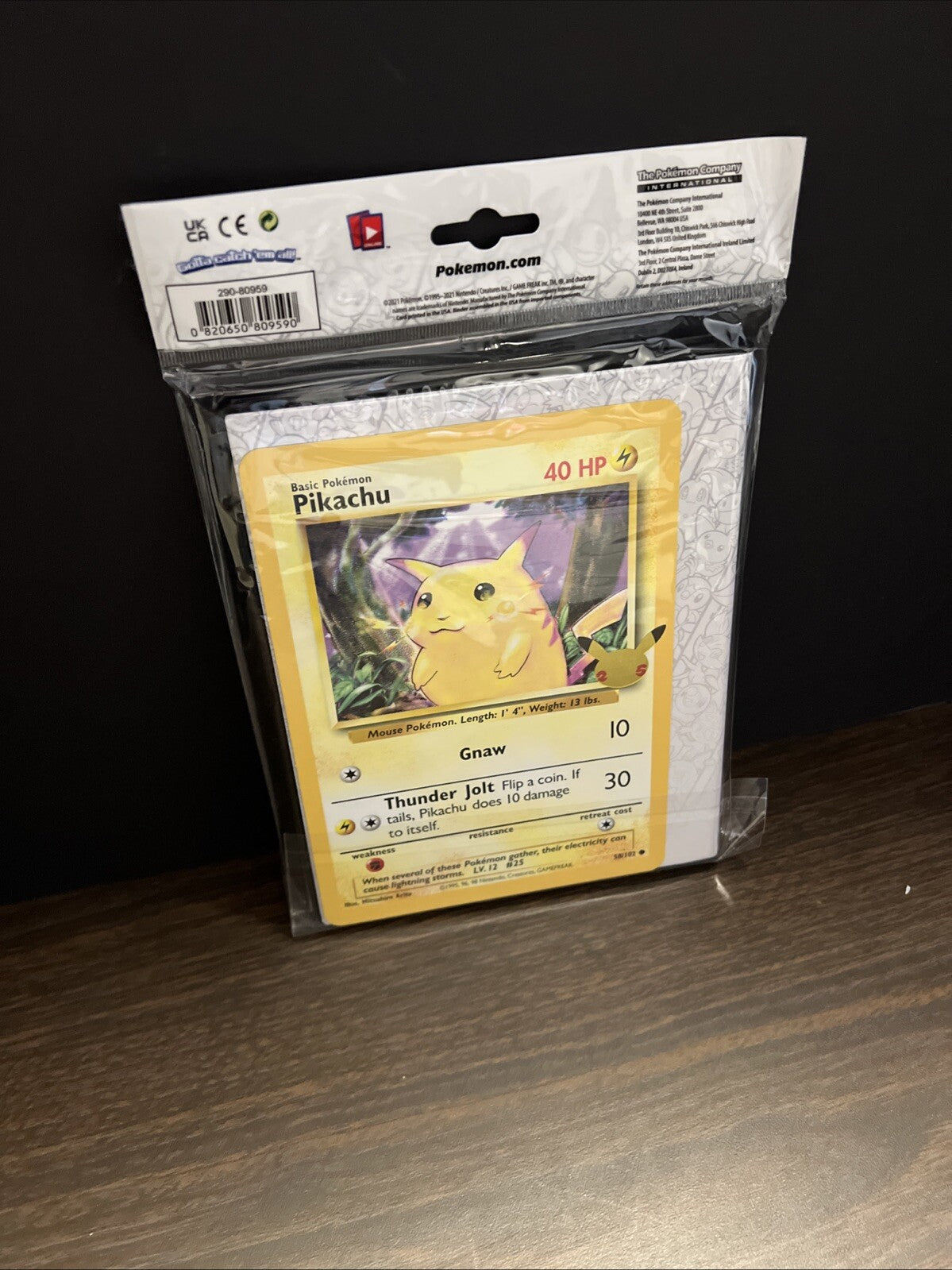Pokemon Pikachu Anniversary Album 25th Anniversary Scrapbook Brand New